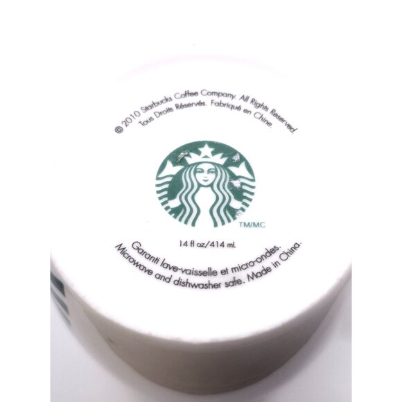 Starbucks White & Green Logo Ceramic Coffee Mug 12 Oz Modern Design Durable - Picture 7 of 8